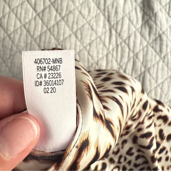 Victoria’s Secret cheetah print chemise, size M. - Picture 3 of 4